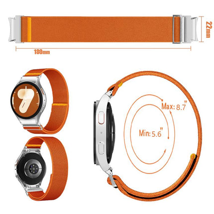 Adjustable Single Loop Elastic Nylon Watch Band, For Samsung Galaxy Watch FE / 7 / 6 / 5 / 4 - DealBuddy