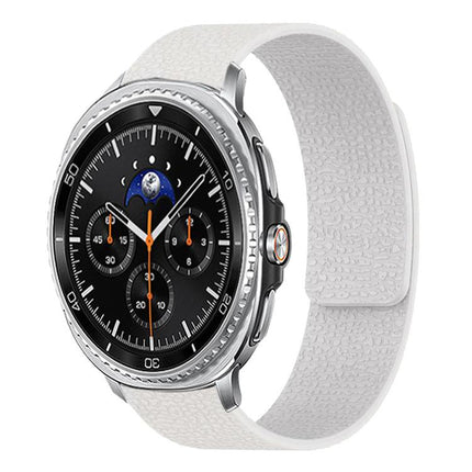 Lychee Texture Soft Magnetic Silicone Watch Band, For Samsung Galaxy Watch Ultra 47mm / Ultra 2025, For Samsung Galaxy Watch8 / 8 Classic - DealBuddy