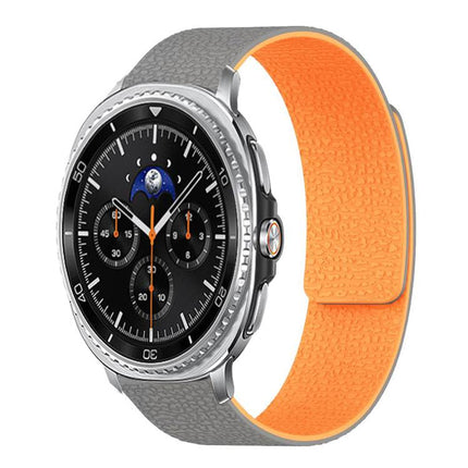 Lychee Texture Soft Magnetic Silicone Watch Band