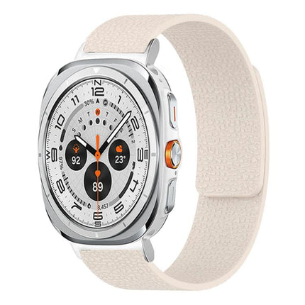 Lychee Texture Soft Magnetic Silicone Watch Band, For Samsung Galaxy Watch Ultra 47mm / Ultra 2025, For Samsung Galaxy Watch8 / 8 Classic - DealBuddy