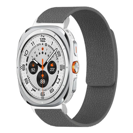 Lychee Texture Soft Magnetic Silicone Watch Band, For Samsung Galaxy Watch Ultra 47mm / Ultra 2025, For Samsung Galaxy Watch8 / 8 Classic - DealBuddy