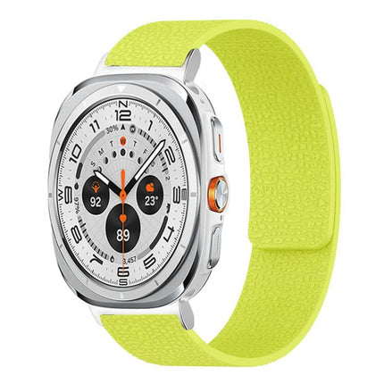 Lychee Texture Soft Magnetic Silicone Watch Band, For Samsung Galaxy Watch Ultra 47mm / Ultra 2025, For Samsung Galaxy Watch8 / 8 Classic - DealBuddy