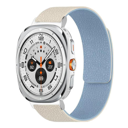 Lychee Texture Soft Magnetic Silicone Watch Band, For Samsung Galaxy Watch Ultra 47mm / Ultra 2025, For Samsung Galaxy Watch8 / 8 Classic - DealBuddy