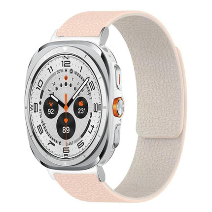 Lychee Texture Soft Magnetic Silicone Watch Band, For Samsung Galaxy Watch Ultra 47mm / Ultra 2025, For Samsung Galaxy Watch8 / 8 Classic - DealBuddy