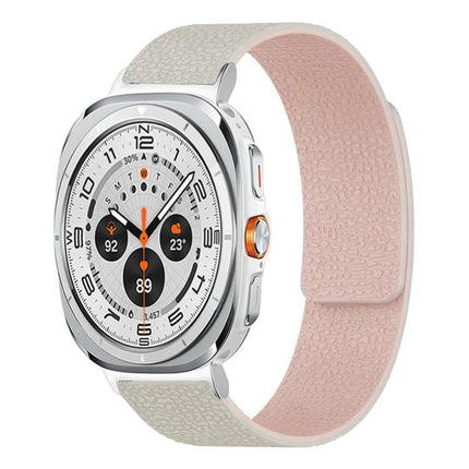 Lychee Texture Soft Magnetic Silicone Watch Band, For Samsung Galaxy Watch Ultra 47mm / Ultra 2025, For Samsung Galaxy Watch8 / 8 Classic - DealBuddy