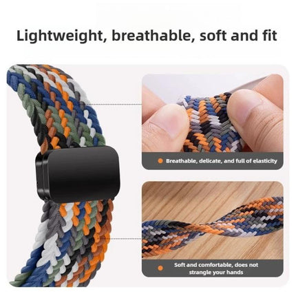 Loop Magnetic Buckle Braided Nylon Watch Band