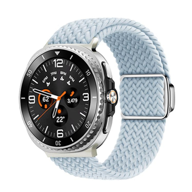 Magnetic Buckle Braided Nylon Watch Band