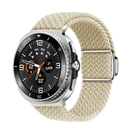 Magnetic Buckle Braided Nylon Watch Band