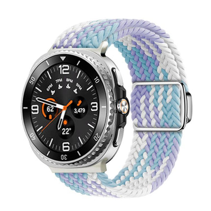 Magnetic Buckle Braided Nylon Watch Band
