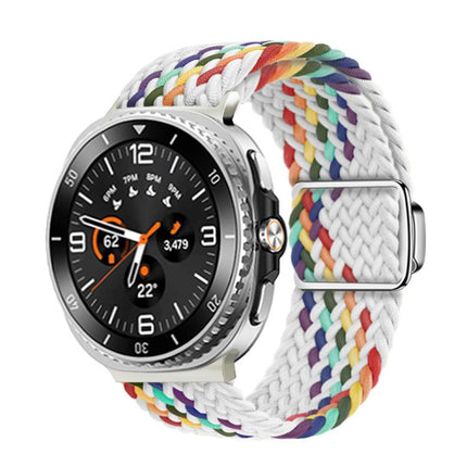 Magnetic Buckle Braided Nylon Watch Band