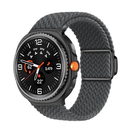 Magnetic Buckle Braided Nylon Watch Band