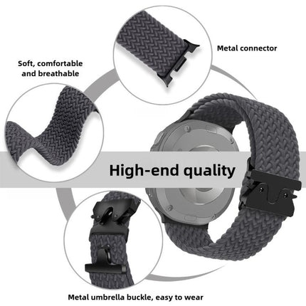 Parachute Buckle Braided Nylon Watch Band, For Samsung Galaxy Watch8 / Watch8 Classic - DealBuddy