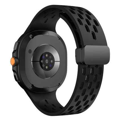 Mesh Magnetic Silicone Watch Band, For Samsung Galaxy Watch8 / Watch8 Classic - DealBuddy