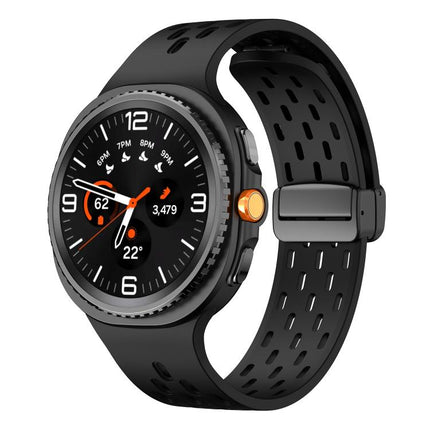 Mesh Magnetic Silicone Watch Band, For Samsung Galaxy Watch8 / Watch8 Classic - DealBuddy