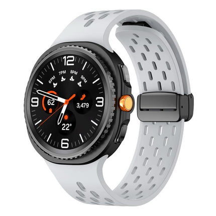 Mesh Magnetic Silicone Watch Band, For Samsung Galaxy Watch8 / Watch8 Classic - DealBuddy