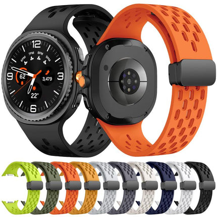 Mesh Magnetic Silicone Watch Band, For Samsung Galaxy Watch8 / Watch8 Classic - DealBuddy