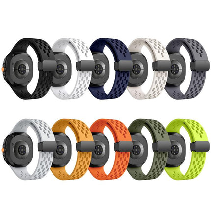 Mesh Magnetic Silicone Watch Band, For Samsung Galaxy Watch8 / Watch8 Classic - DealBuddy