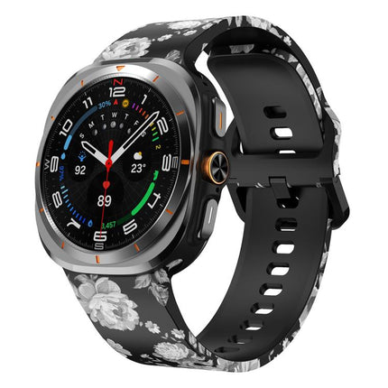 Printed Silicone Watch Band, For Samsung Galaxy Watch Ultra 47mm / Ultra 2025
