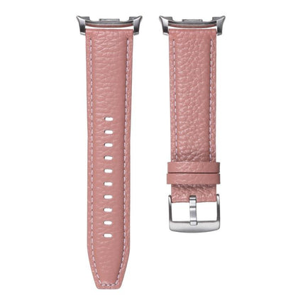 Lychee Texture Genuine Leather Watch Band, For Samsung Galaxy Watch8 / Watch8 Classic - DealBuddy