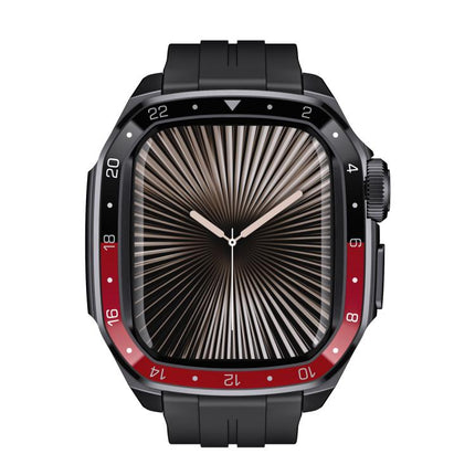 Scale Model Integrated Metal Frame Silicone Watch Band - DealBuddy