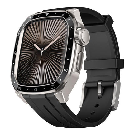 Scale Model Integrated Metal Frame Silicone Watch Band - DealBuddy