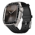 Scale Model Integrated Metal Frame Silicone Watch Band - DealBuddy