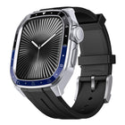 Scale Model Integrated Metal Frame Silicone Watch Band - DealBuddy