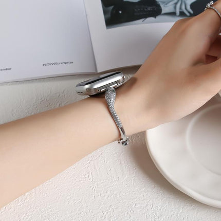 Copper Inlaid Zircon Snake Head Watch Band, For Apple Watch 46mm / 49mm / 45mm / 44mm, For Apple Watch 42mm / 41mm / 40mm / 38mm - DealBuddy