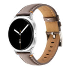 Stitched Genuine Leather Watch Band