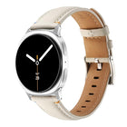 Stitched Genuine Leather Watch Band