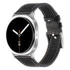 Double Sided Lychee Texture Leather Watch Band, For Samsung Galaxy Watch8 / Watch8 Classic - DealBuddy