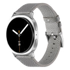 Double Sided Lychee Texture Leather Watch Band