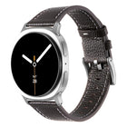 Double Sided Lychee Texture Leather Watch Band