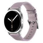 Double Sided Lychee Texture Leather Watch Band, For Samsung Galaxy Watch8 / Watch8 Classic - DealBuddy