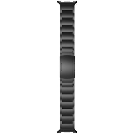 Integrated Three Beads Tortoise Buckle Metal Watch Band