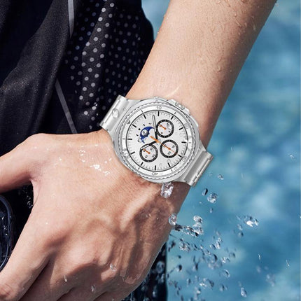 Integrated Three Beads Tortoise Buckle Metal Watch Band