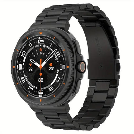 Integrated Three Beads Metal Titanium Watch Band, For Samsung Galaxy Watch8 / Watch8 Classic - DealBuddy