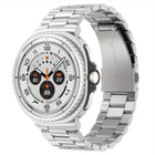 Integrated Three Beads Metal Titanium Watch Band, For Samsung Galaxy Watch8 / Watch8 Classic - DealBuddy