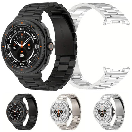 Integrated Three Beads Metal Titanium Watch Band, For Samsung Galaxy Watch8 / Watch8 Classic - DealBuddy