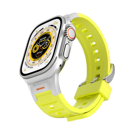 Pioneer Metal Joint Colorful Silicone Watch Band - DealBuddy