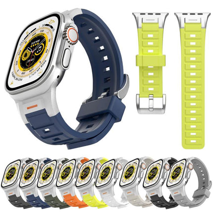 Pioneer Metal Joint Colorful Silicone Watch Band, For Apple Watch 46mm / 49mm / 45mm / 44mm, For Apple Watch 42mm / 41mm / 40mm / 38mm - DealBuddy
