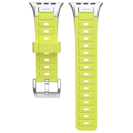 Pioneer Metal Joint Colorful Silicone Watch Band, For Apple Watch 46mm / 49mm / 45mm / 44mm, For Apple Watch 42mm / 41mm / 40mm / 38mm - DealBuddy