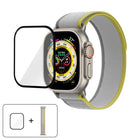 Wild Path Loop Nylon Watch Band with 3D Curved Film, For Apple Watch 6 / 5 / 4 / SE 40mm, For Apple Watch Ultra / 2 49mm, For Apple Watch Series 9 / 8 / 7 45mm
