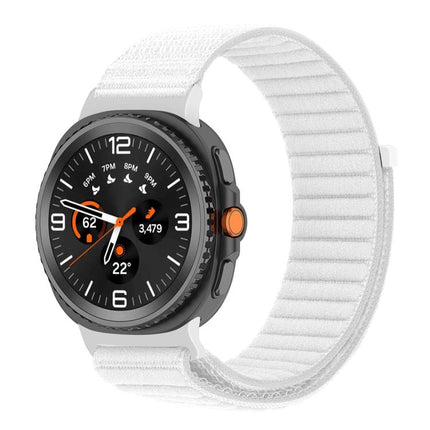 Same Color Wave Texture Braided Nylon Loop Watch Band