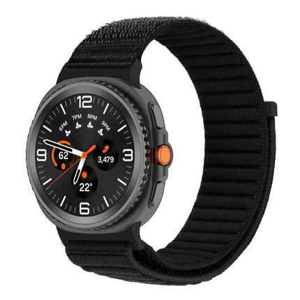 Same Color Wave Texture Braided Nylon Loop Watch Band