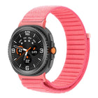 Same Color Wave Texture Braided Nylon Loop Watch Band