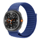 Same Color Wave Texture Braided Nylon Loop Watch Band