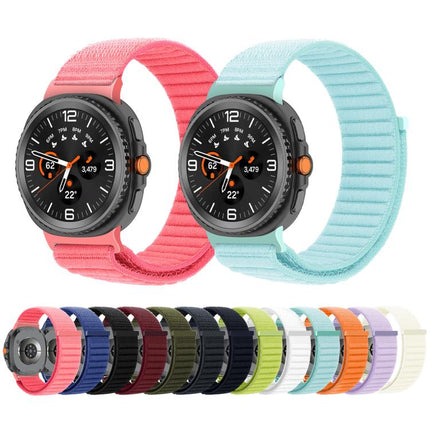 Same Color Wave Texture Braided Nylon Loop Watch Band