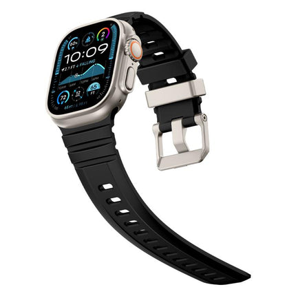 Rock-Peak Silicone Watch Band, For Apple Watch 46mm / 49mm / 45mm / 44mm - DealBuddy