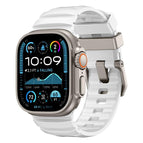 For Apple Watch 46mm / 49mm / 45mm / 44mm / Titanium Night Light White